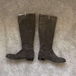 Nine West Gray Suede Boots
